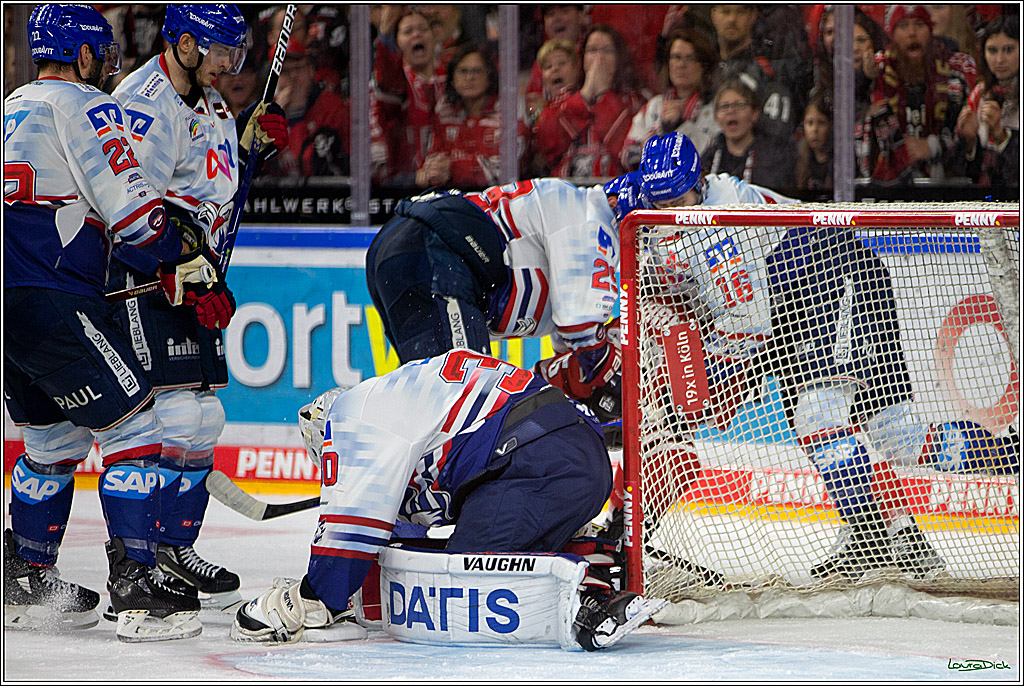 PENNY DEL; Koelner Haie-Adler Mannheim; Koeln, 26.03.2023